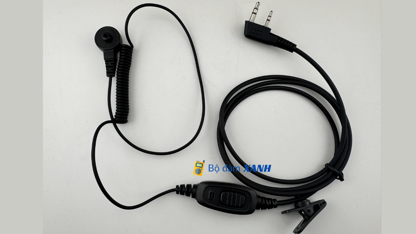 Tai nghe bộ đàm ống hơi 2 Tai nghe bộ đàm ống hơi Tai nghe bo dam ong hoi 2