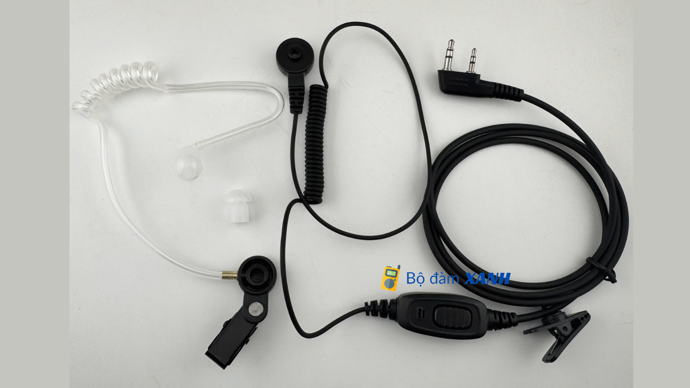 Tai nghe bộ đàm ống hơi 3 Tai nghe bộ đàm ống hơi Tai nghe bo dam ong hoi 3