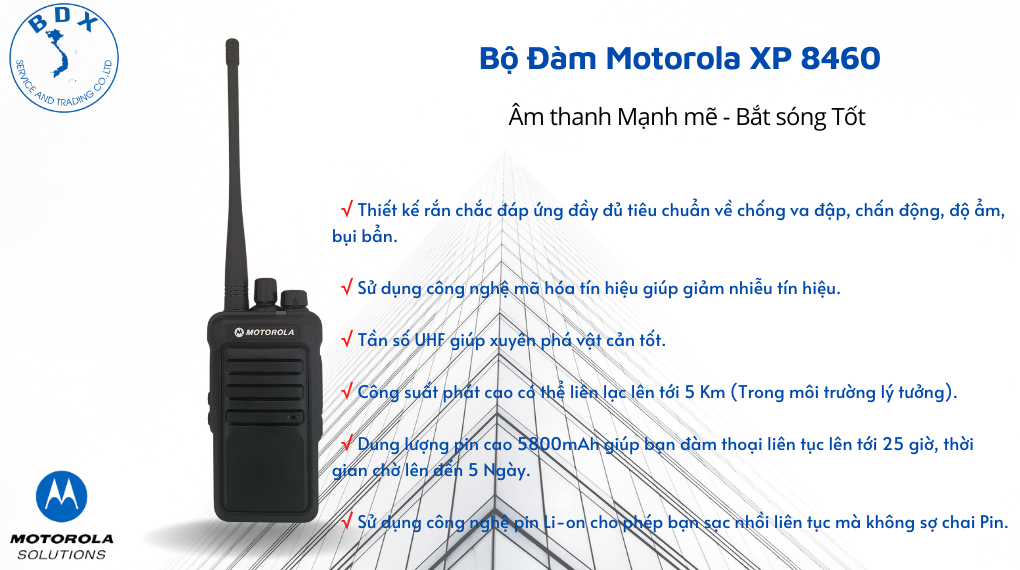 Bộ Đàm Motorola XP 8460 bo dam Motorola Xp 8460 1