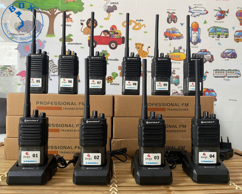 Cho thuê máy bộ đàm chất lượng giá tốt tại Tp.HCM, Bình Dương chỉ 50K/1 ngày. Cheap and quality walkie talkie rental in Ho Chi Minh City with only 50000 VND 1 day