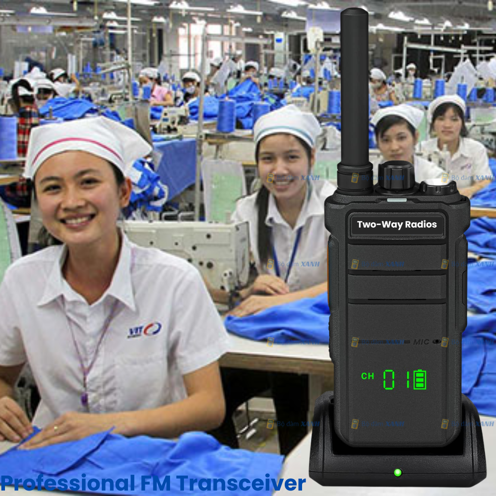 Bộ đàm CP-106 Plus 1 Bộ đàm CP-106 Plus dùng trong cho công ty may mặc, kho hàng...