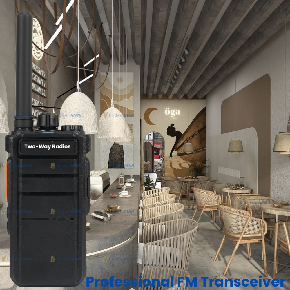 Bộ đàm nhà hàng XIR C888- Âm thanh chân thực, Máy siêu gọn đẹp 1 Bộ đàm XIR C888 dùng quán Cafe, quán ăn, nhà hàng...