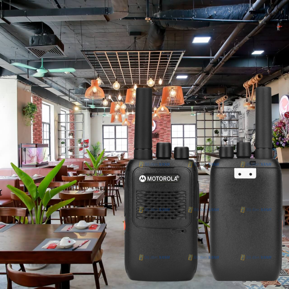 Bộ đàm Motorola X666- Máy siêu gọn đẹp 2 Bộ đàm Motorola X666 dùng cho quán ăn, nhà hàng, các sự kiện nhỏ...